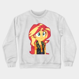 Sunset Shimmer looking at Wallflower Crewneck Sweatshirt